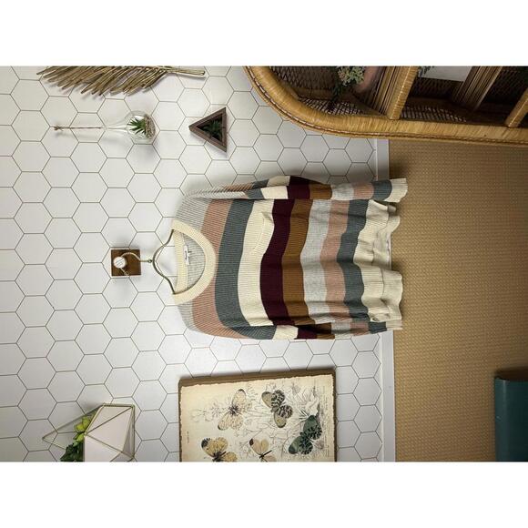 Madewell Sweaters - Madewell Striped Muted Thompson Pocket Pullover Sweater - Size - Small